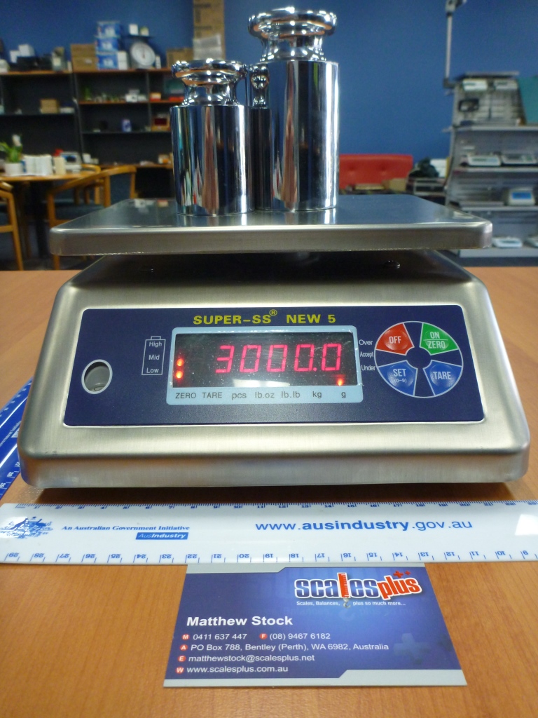 IP68 Bench Scale – 15 kg x 5 g