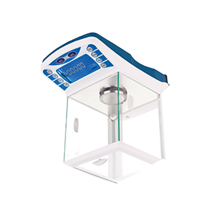 Electric precision balance with extra LCD display